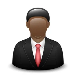 user icon black man business 260nw 115775380